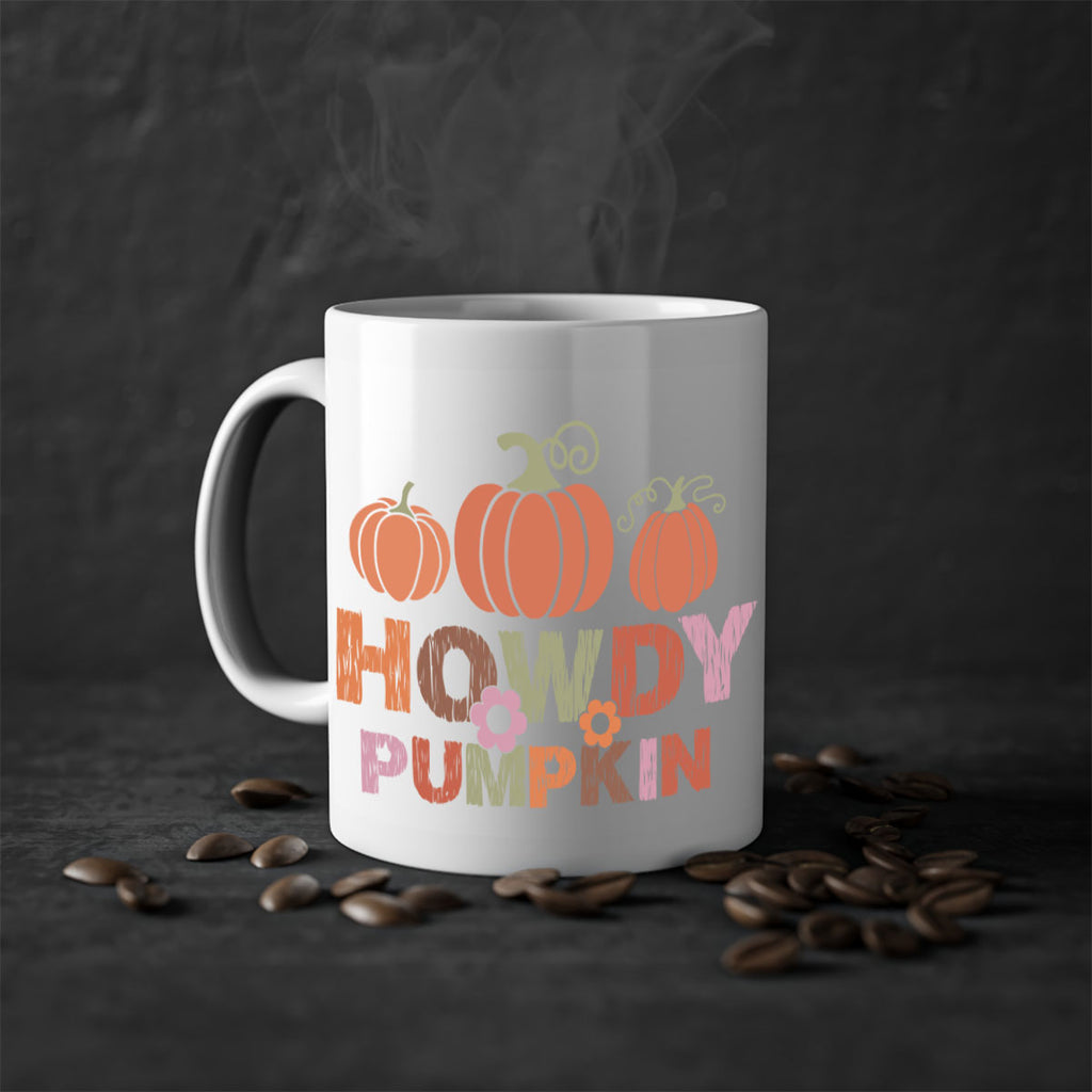 Howdy Pumpkin 321#- fall-Mug / Coffee Cup