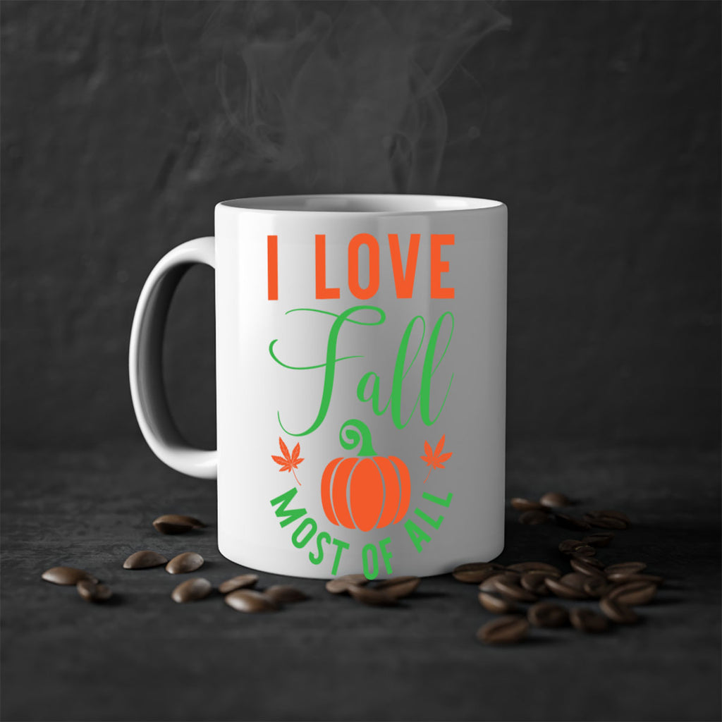 I Love Fall Most of All 331#- fall-Mug / Coffee Cup