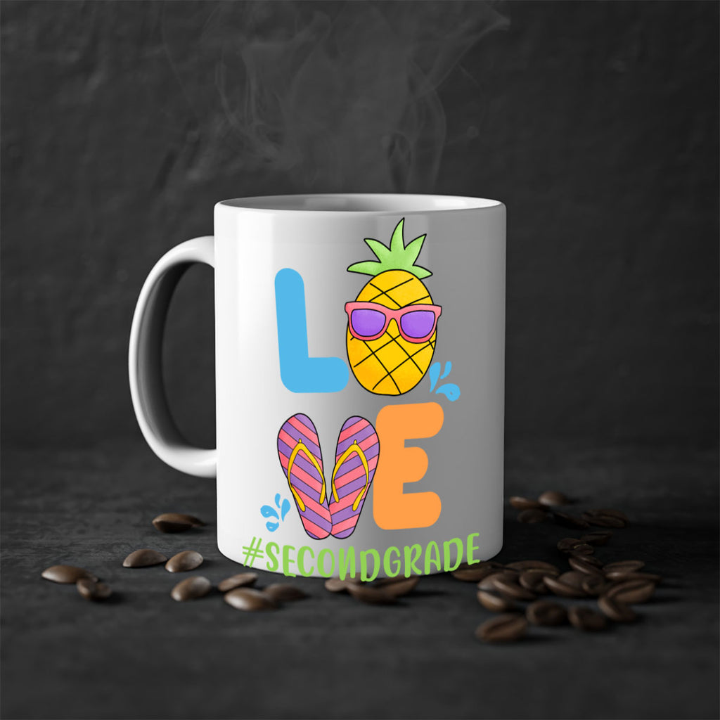 LOVE 2nd Grade Summer Pineapple 17#- second grade-Mug / Coffee Cup