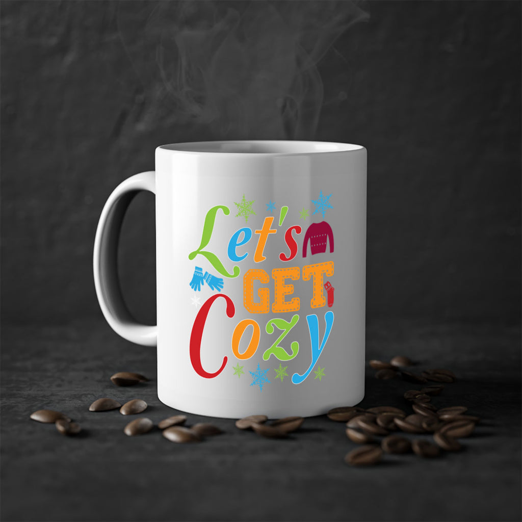 Lets Get Cozy Winter 297#- winter-Mug / Coffee Cup