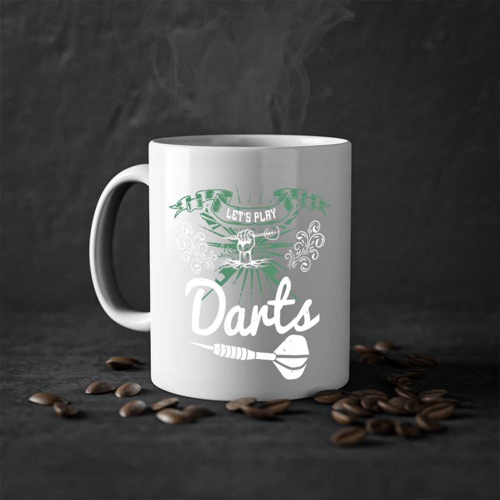 Lets play darts 1966#- darts-Mug / Coffee Cup