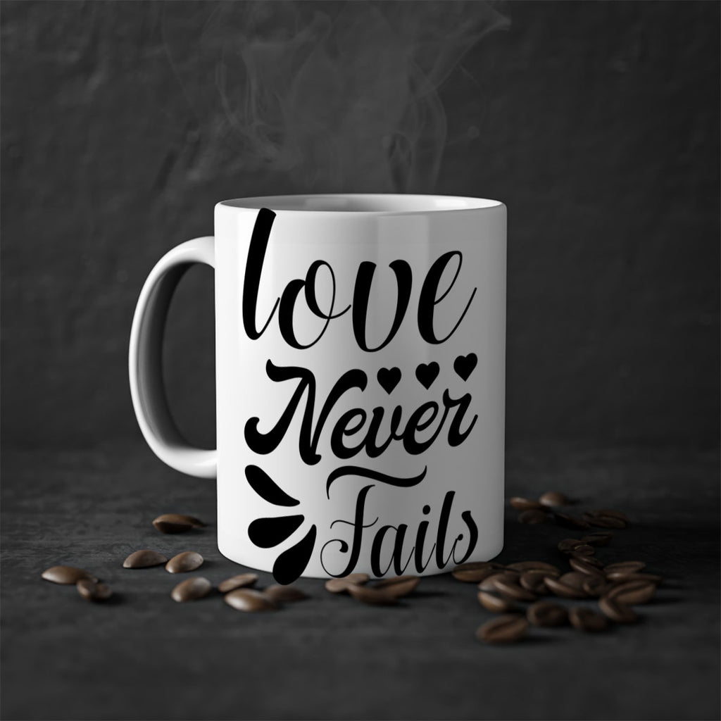 Love Never Fails 316#- winter-Mug / Coffee Cup