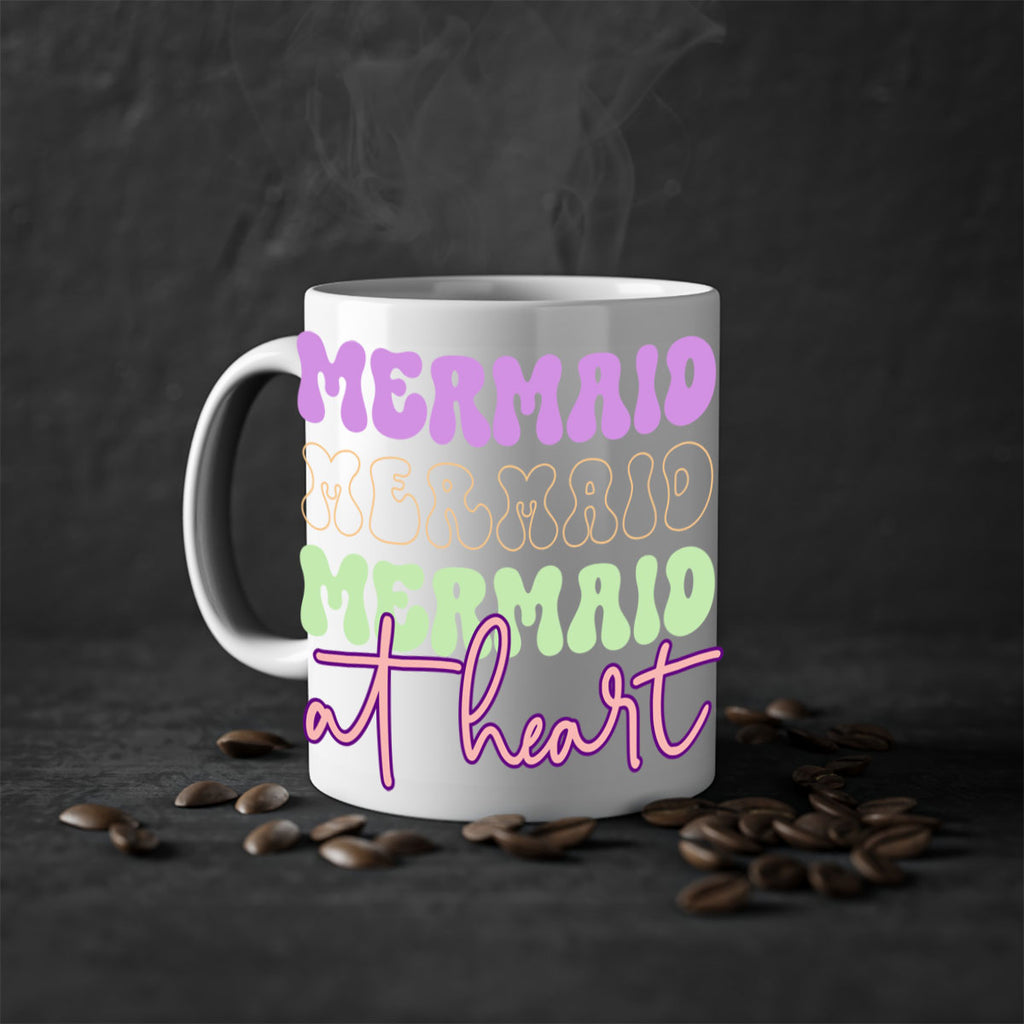 Mermaid At Heart 394#- mermaid-Mug / Coffee Cup