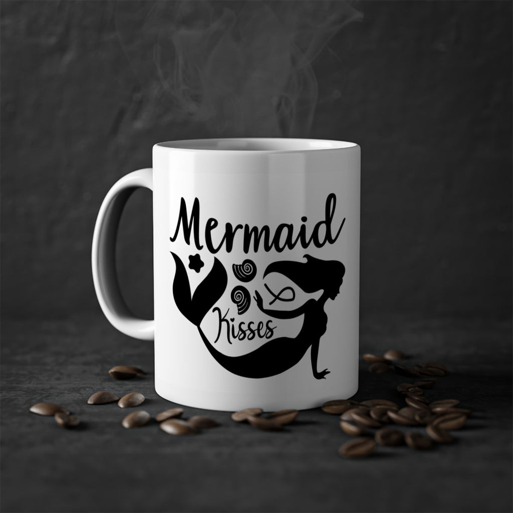Mermaid kisses design 428#- mermaid-Mug / Coffee Cup