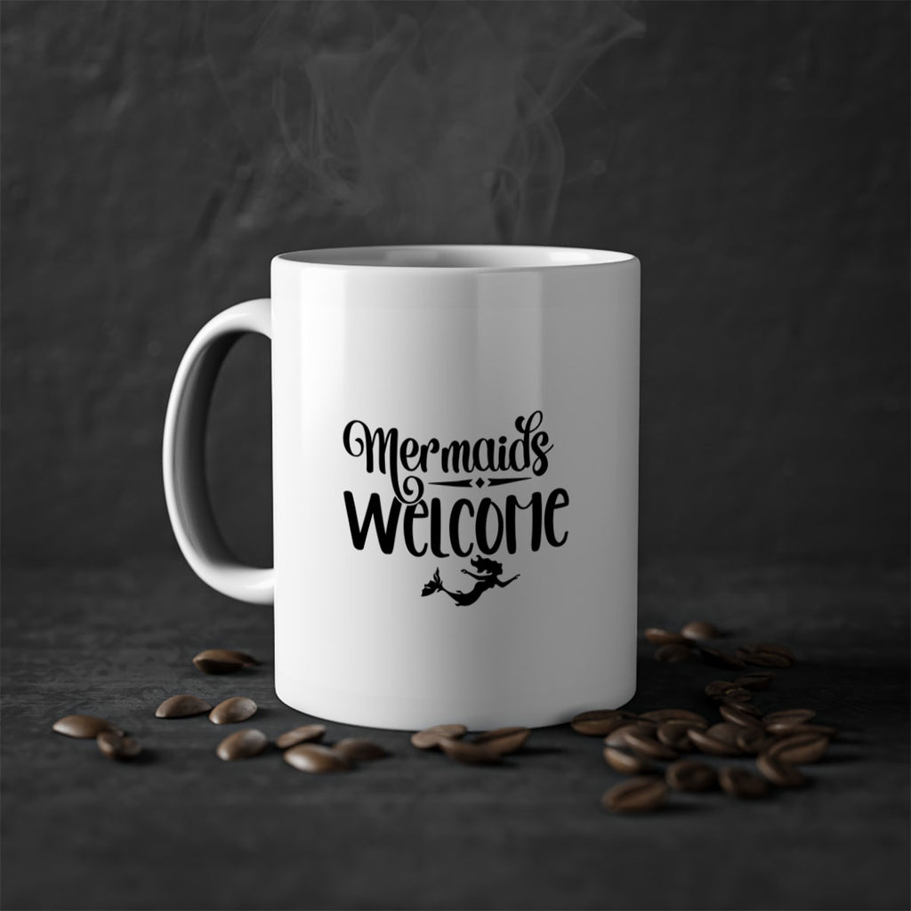 Mermaids Welcome 473#- mermaid-Mug / Coffee Cup