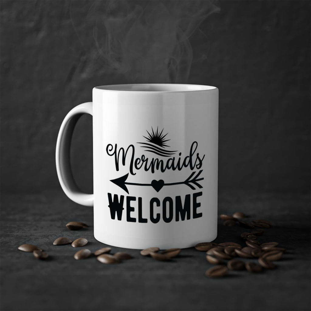 Mermaids Welcome 500#- mermaid-Mug / Coffee Cup