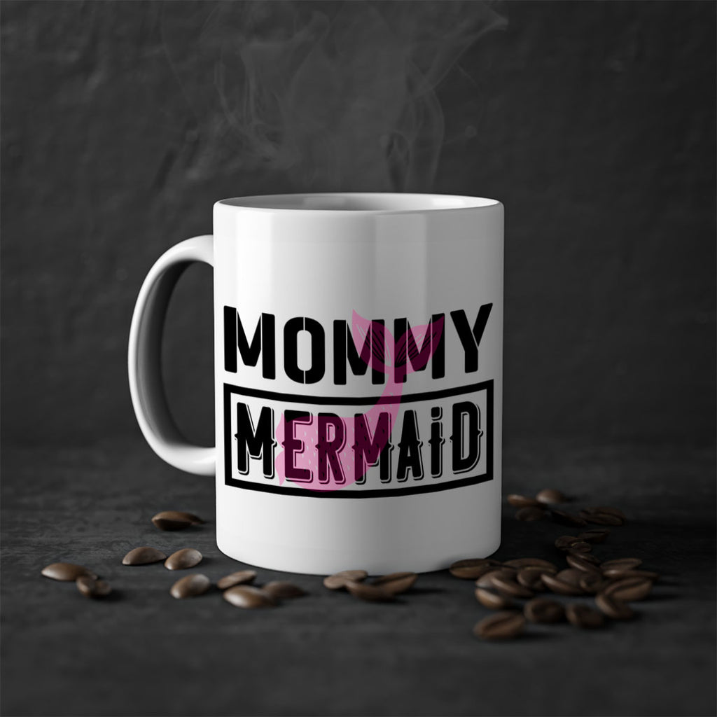 Mommy mermaid 514#- mermaid-Mug / Coffee Cup