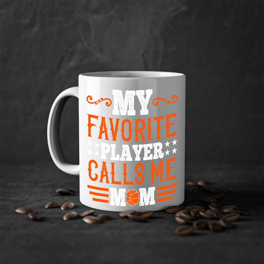 My favorite player calls me mom 1867#- basketball-Mug / Coffee Cup