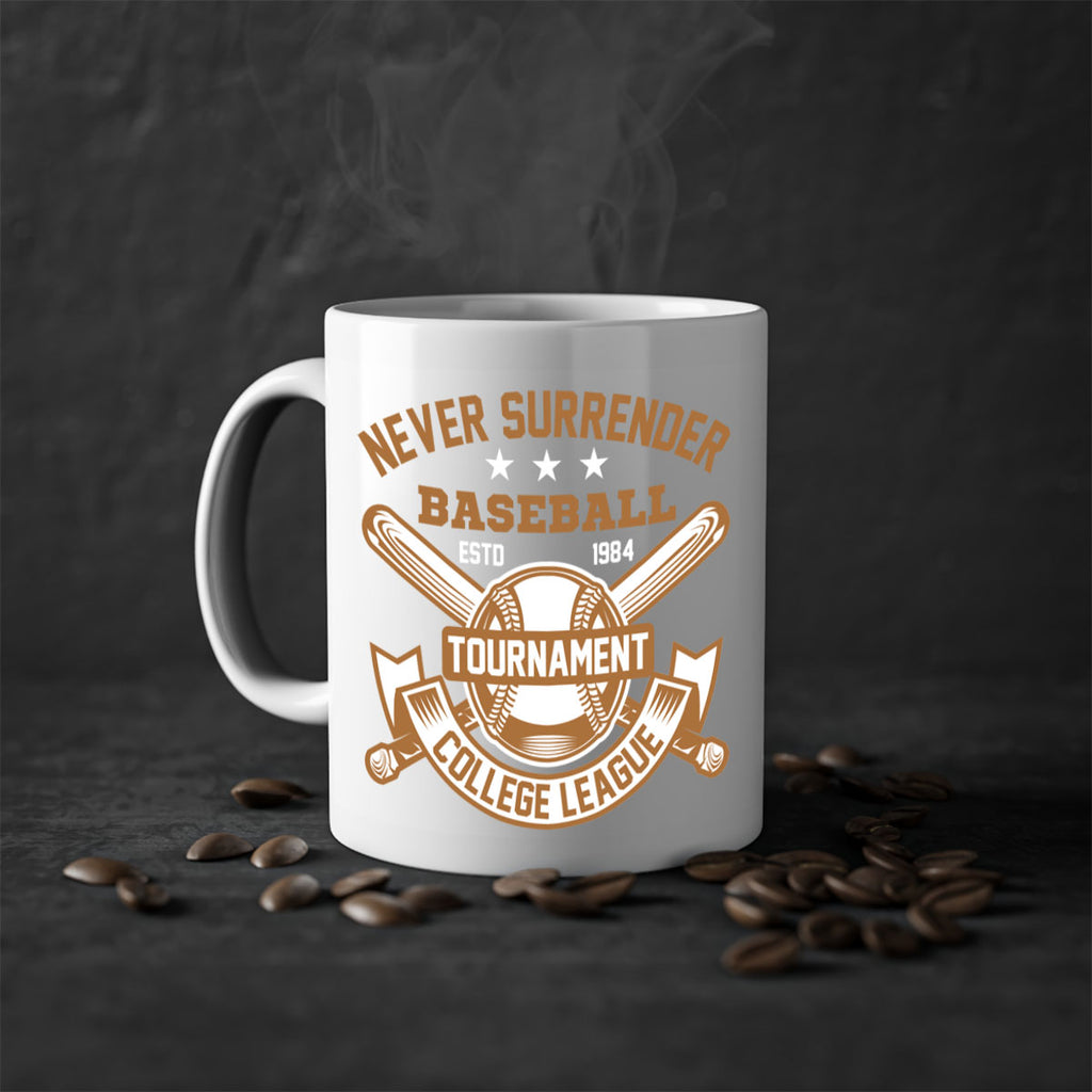 Never 624#- baseball-Mug / Coffee Cup