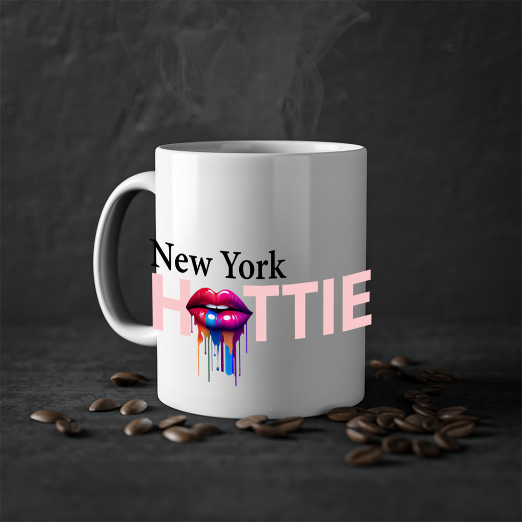 New York Hottie with dripping lips 32#- Hottie Collection-Mug / Coffee Cup