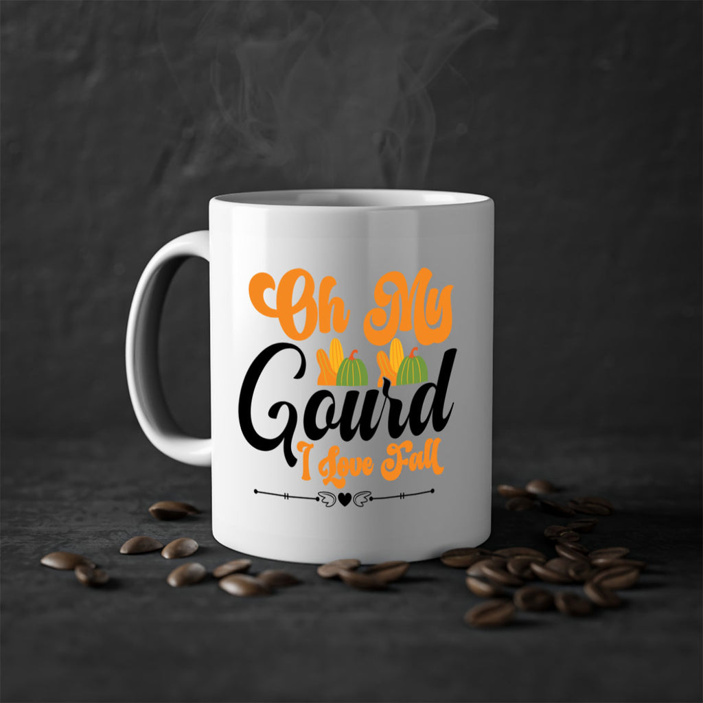 Oh My Gourd I Love Fall 457#- fall-Mug / Coffee Cup