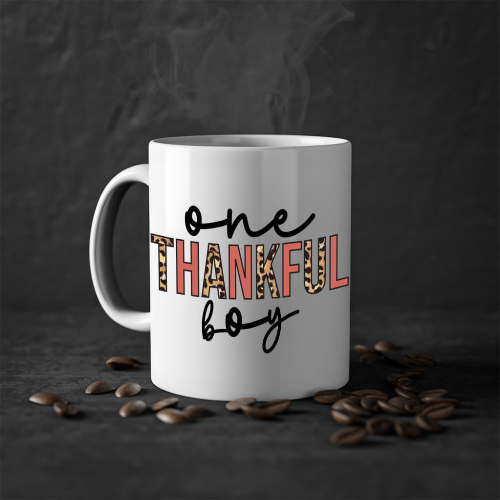 One thankful boy 462#- fall-Mug / Coffee Cup
