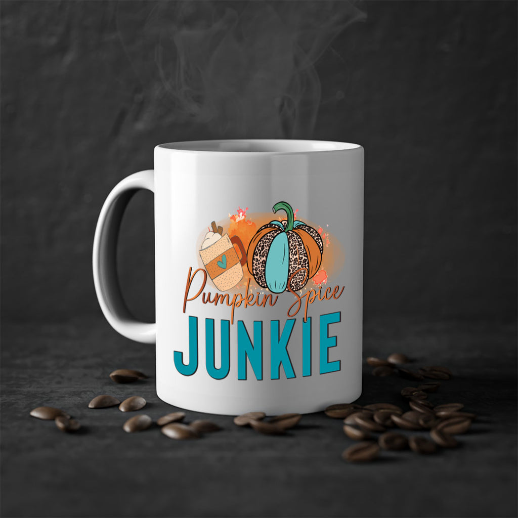Pumpkin Spice Junkie 550#- fall-Mug / Coffee Cup