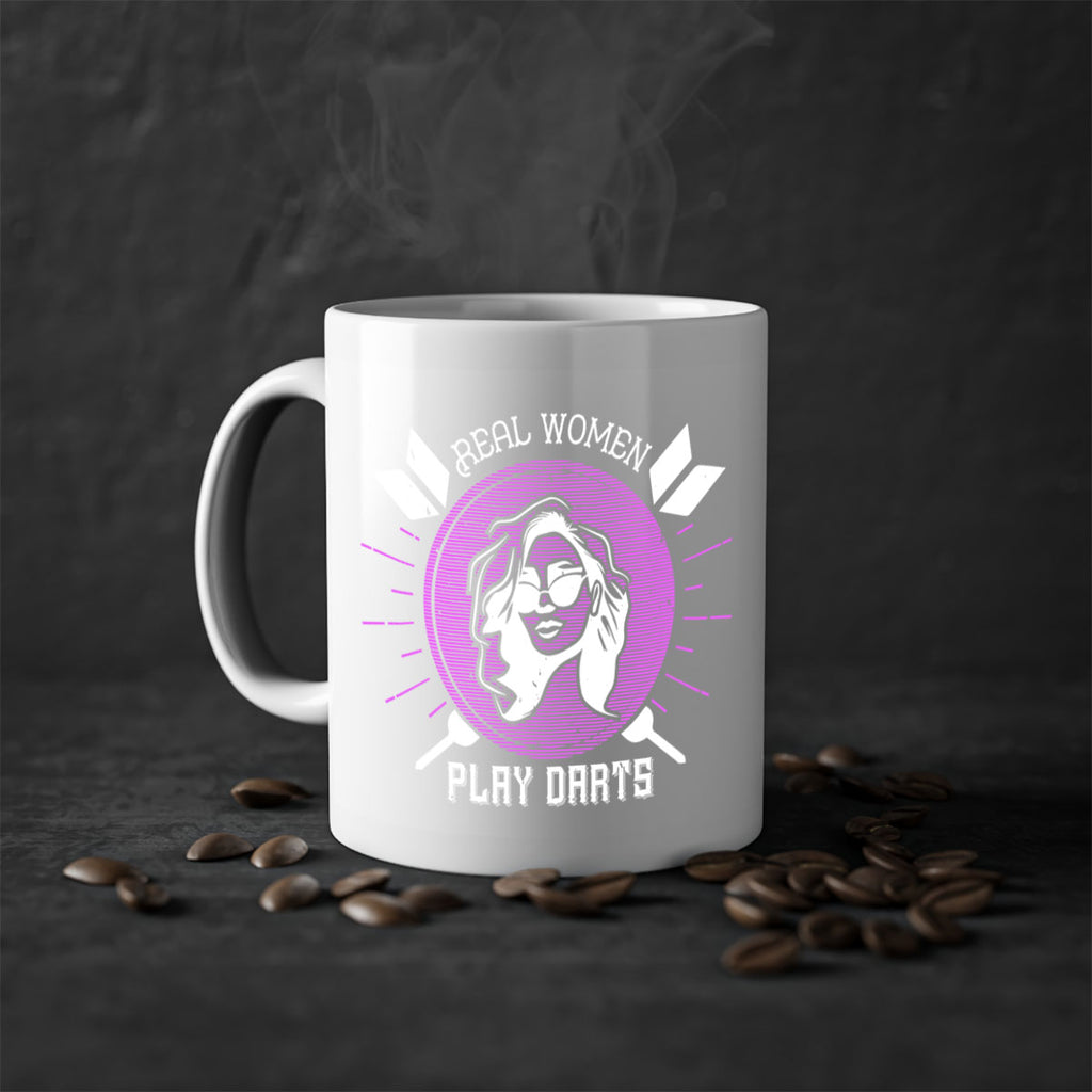 Real women play darts 1855#- darts-Mug / Coffee Cup