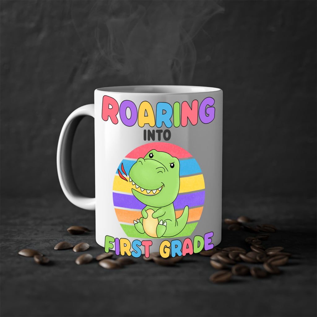 Roaring to 1st Grade Trex 2#- First Grade-Mug / Coffee Cup