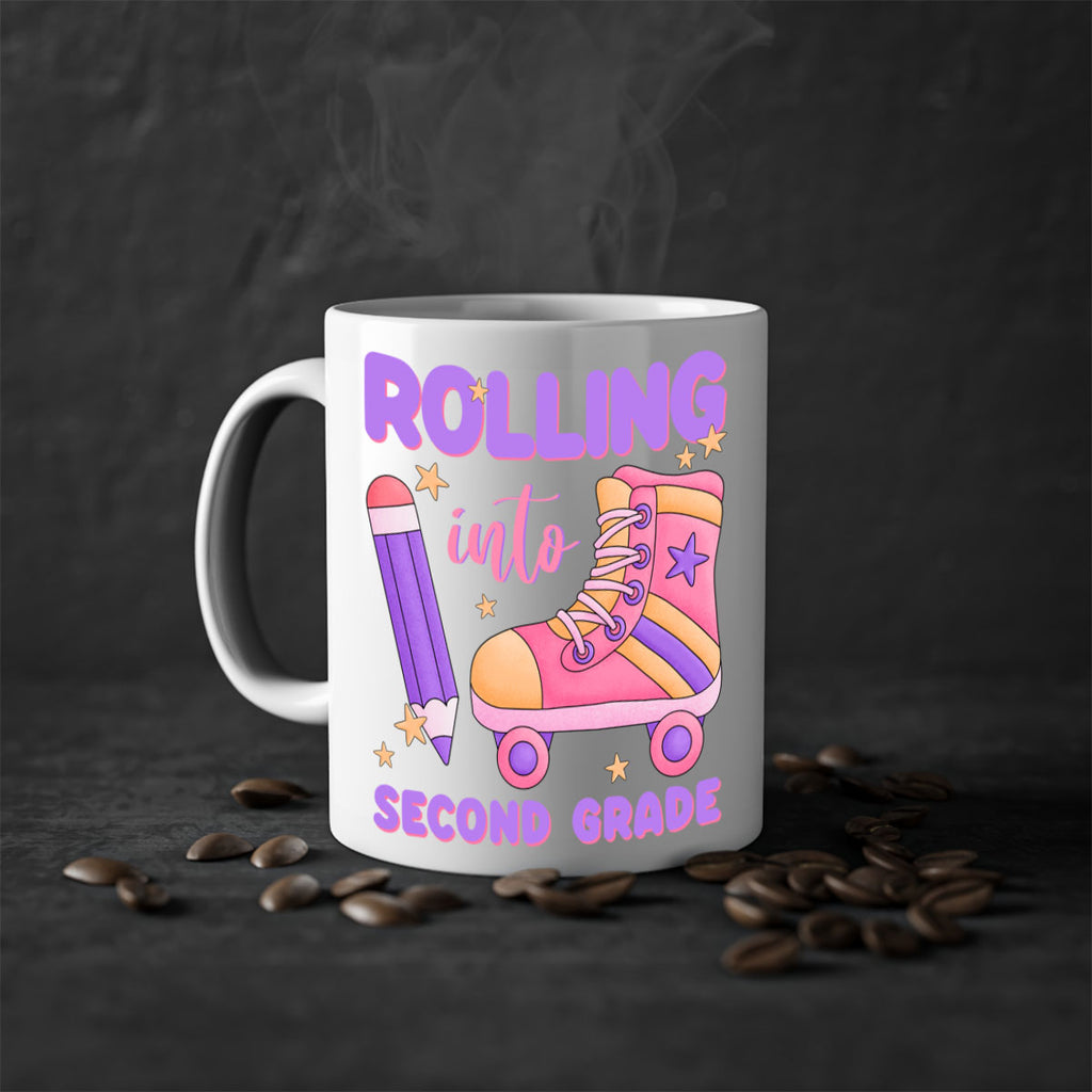 Rolling into 2nd Grade 24#- second grade-Mug / Coffee Cup