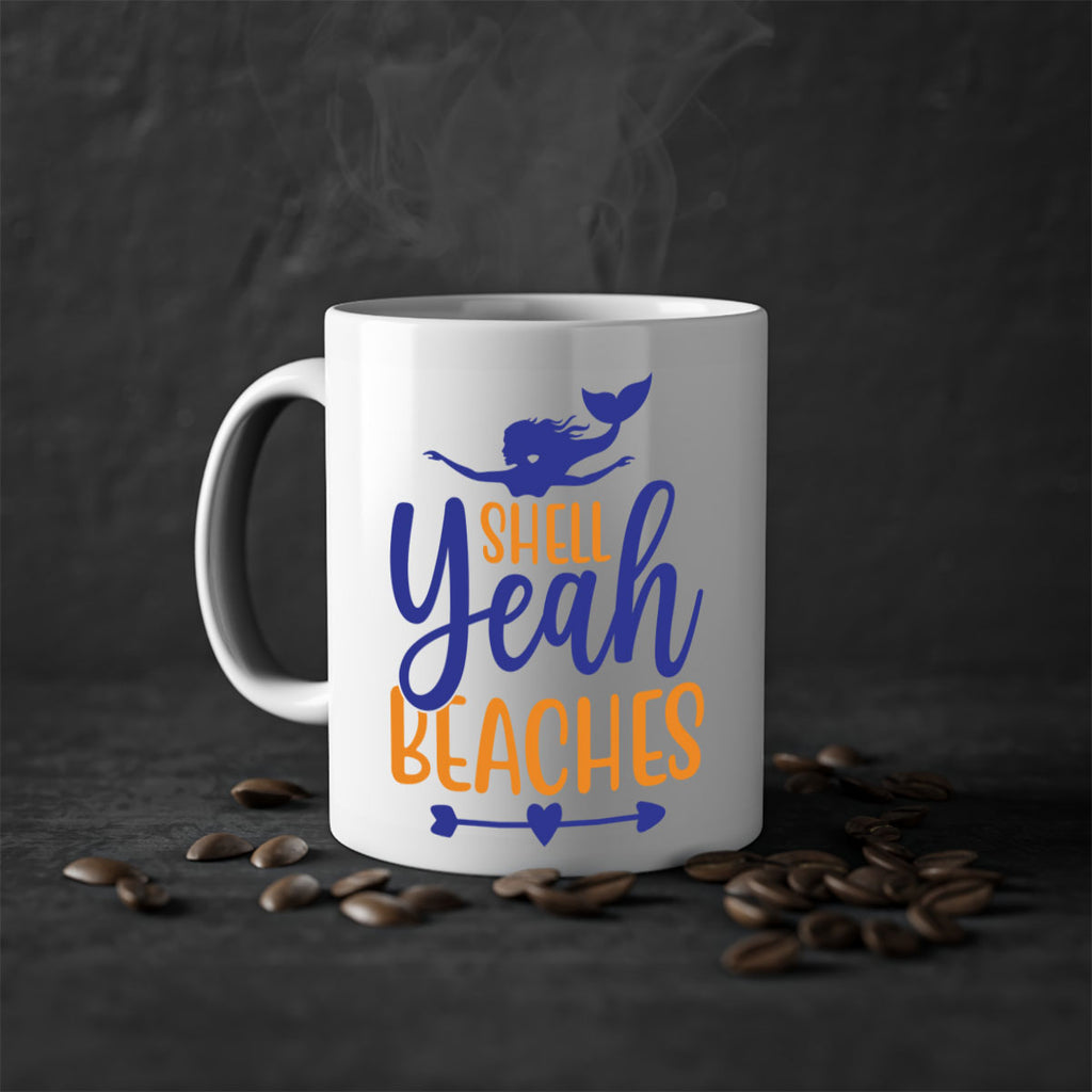Shell Yeah Beaches 584#- mermaid-Mug / Coffee Cup
