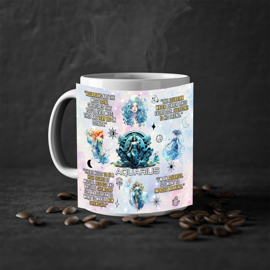 StraightAquarius 468#- zodiac-Mug / Coffee Cup