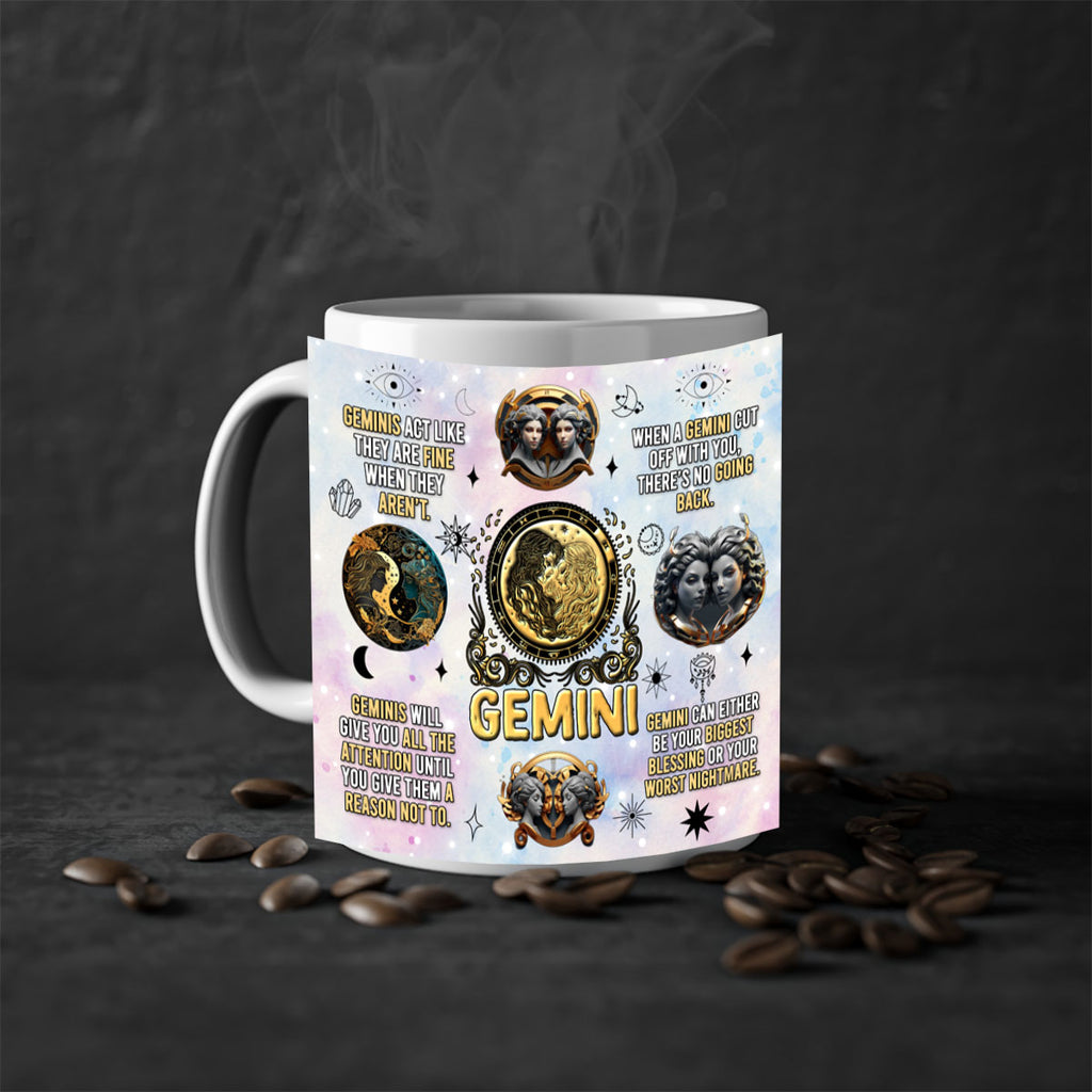 StraightGemini 472#- zodiac-Mug / Coffee Cup