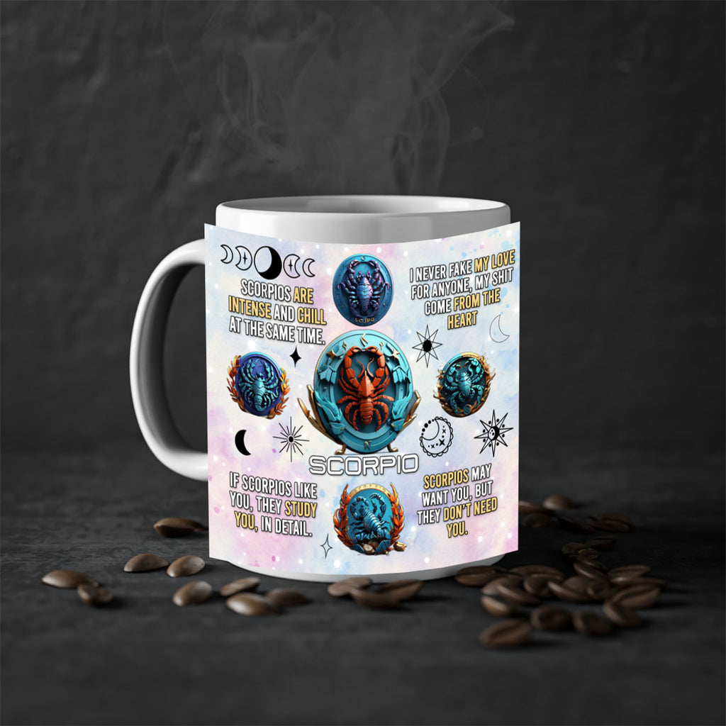 Straightscorpio 477#- zodiac-Mug / Coffee Cup