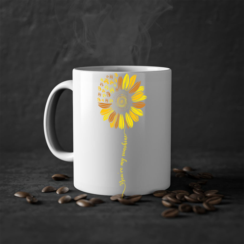 Sunflower Owl You Are My A TurtleRabbit 19#- owl-Mug / Coffee Cup
