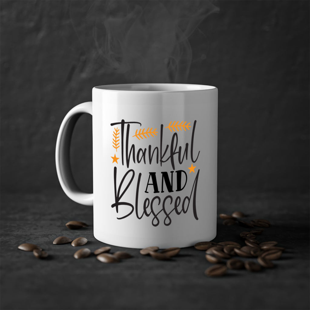 Thankfulandblessed 608#- fall-Mug / Coffee Cup