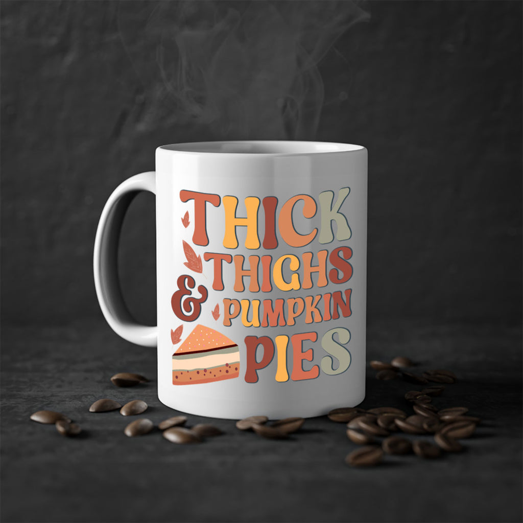 Thick Thighs And Pumpkin Pies 613#- fall-Mug / Coffee Cup