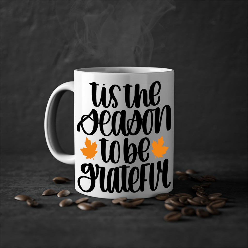 Tis The Season To Be Grateful 512#- fall-Mug / Coffee Cup