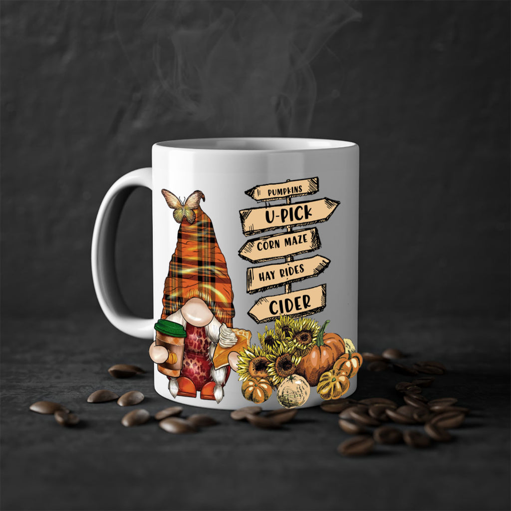 VintageFallGnome 625#- fall-Mug / Coffee Cup