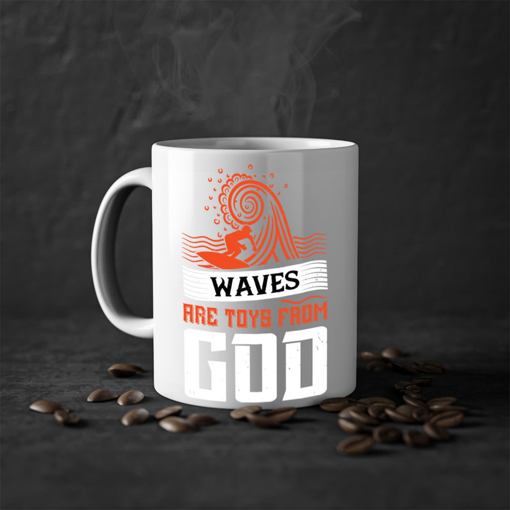 Waves are toys from God 2387#- surfing-Mug / Coffee Cup