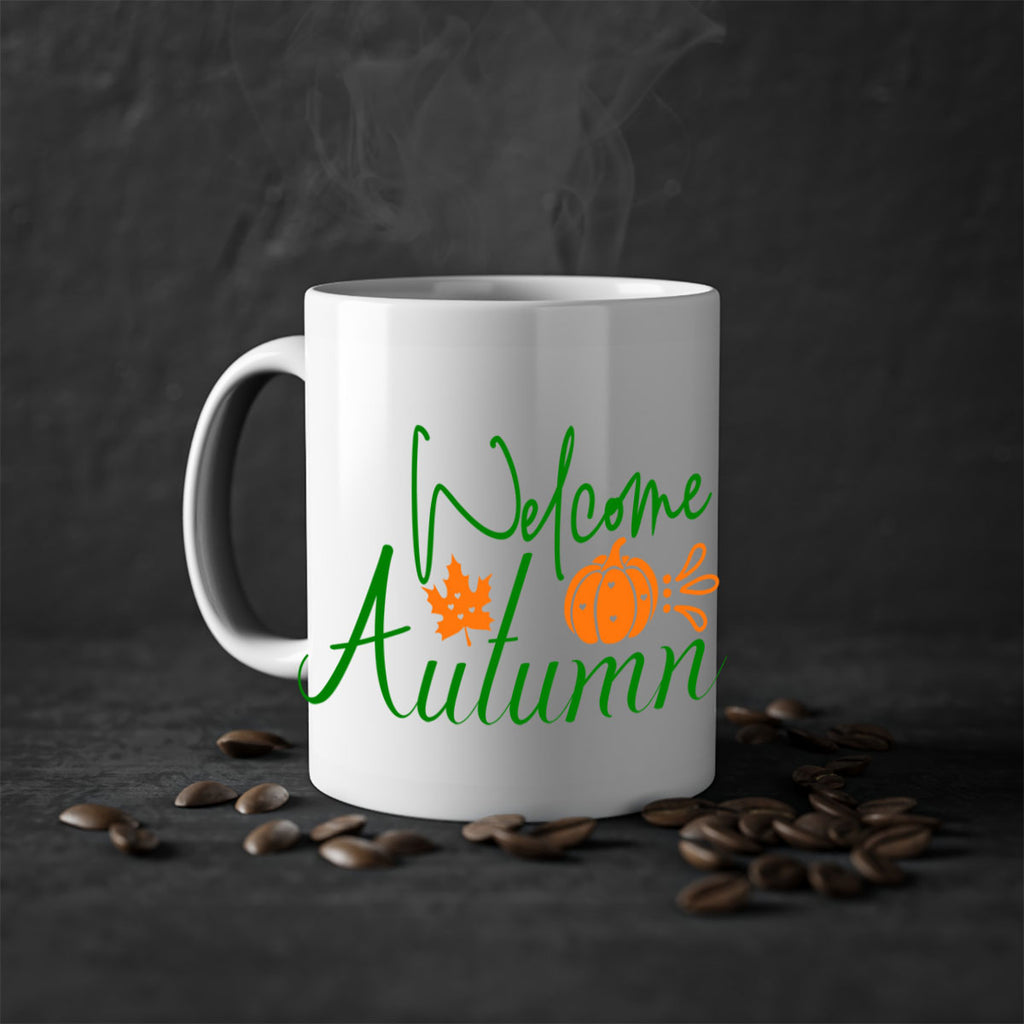 Welcome Autumn 627#- fall-Mug / Coffee Cup