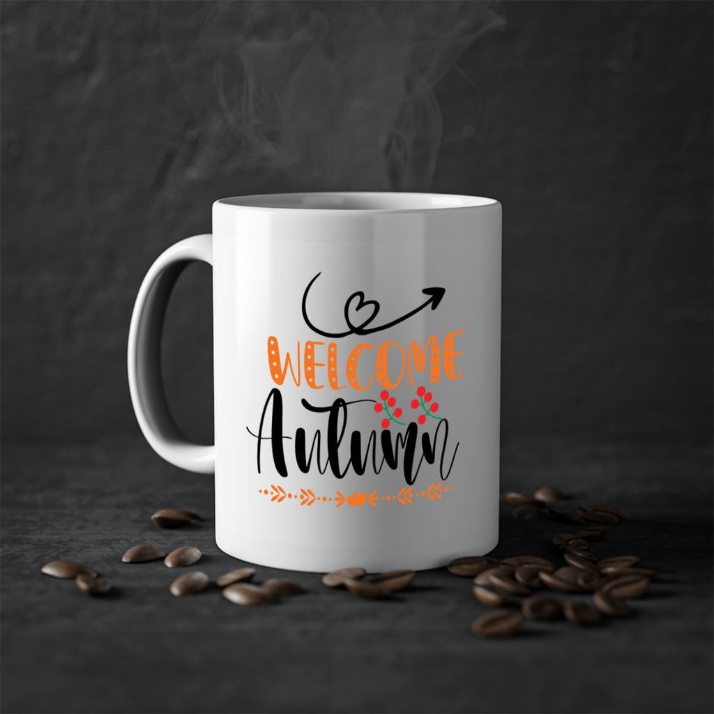 Welcome Autumn 628#- fall-Mug / Coffee Cup