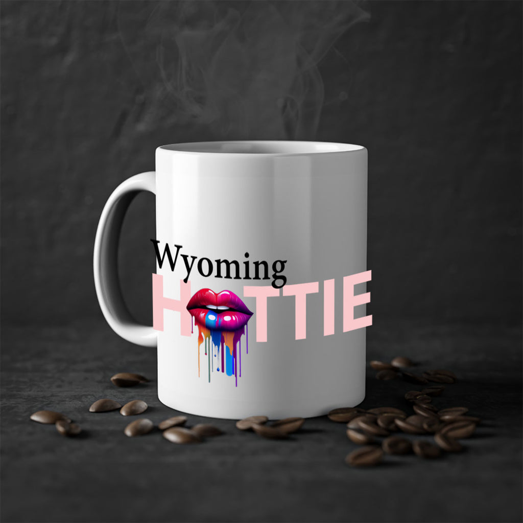 Wyoming Hottie with dripping lips 50#- Hottie Collection-Mug / Coffee Cup