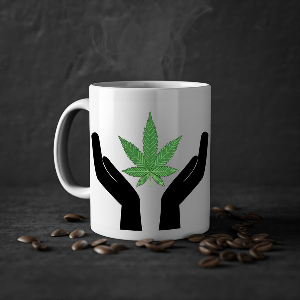 cannabis hands 44#- marijuana-Mug / Coffee Cup