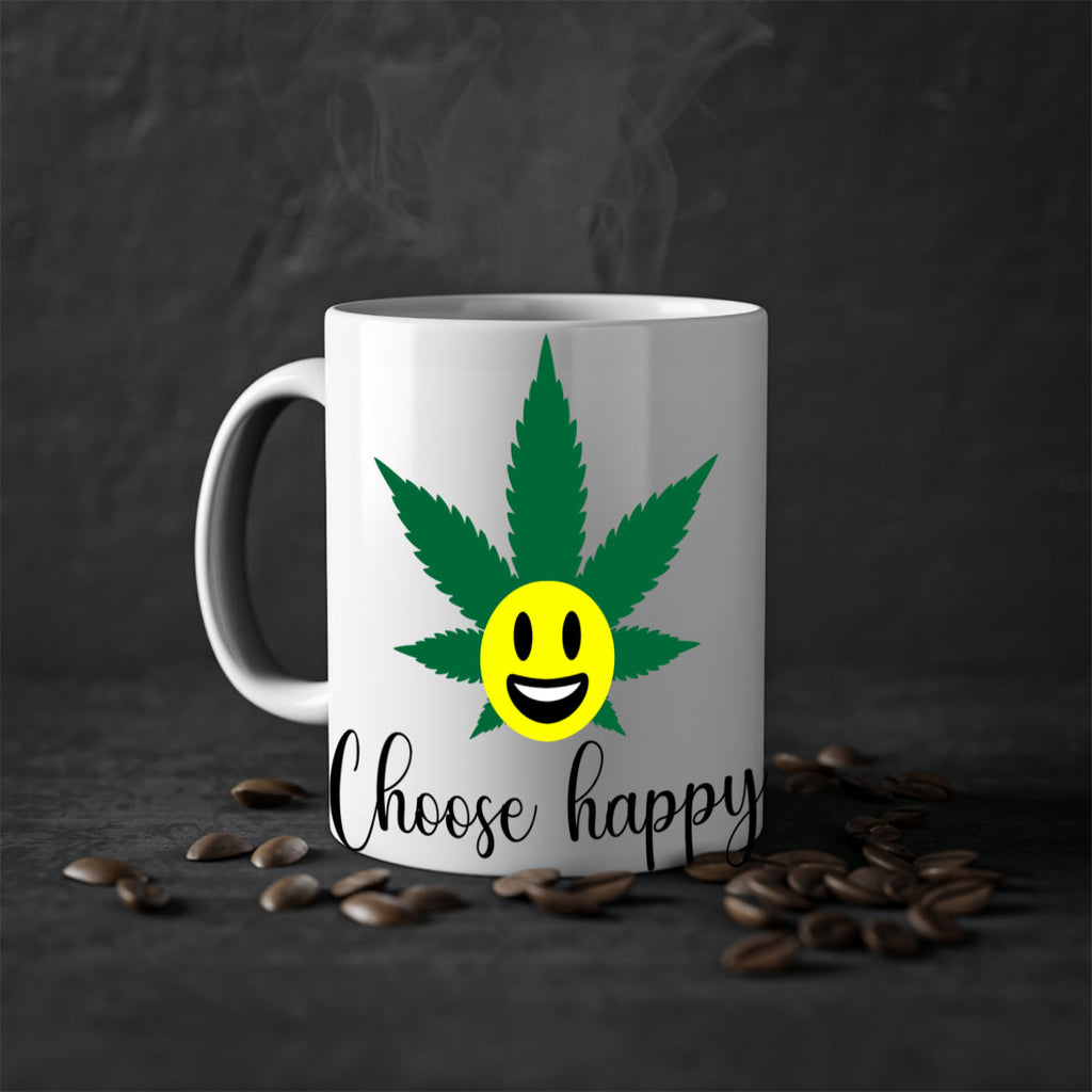 choose happy 58#- marijuana-Mug / Coffee Cup