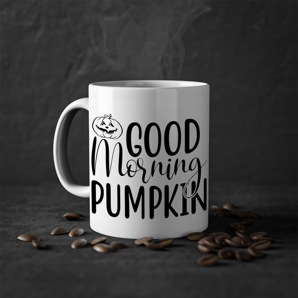 good morning pumpkin 207#- fall-Mug / Coffee Cup