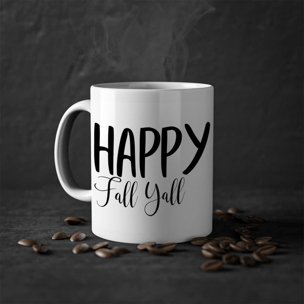happy fall yall 230#- fall-Mug / Coffee Cup