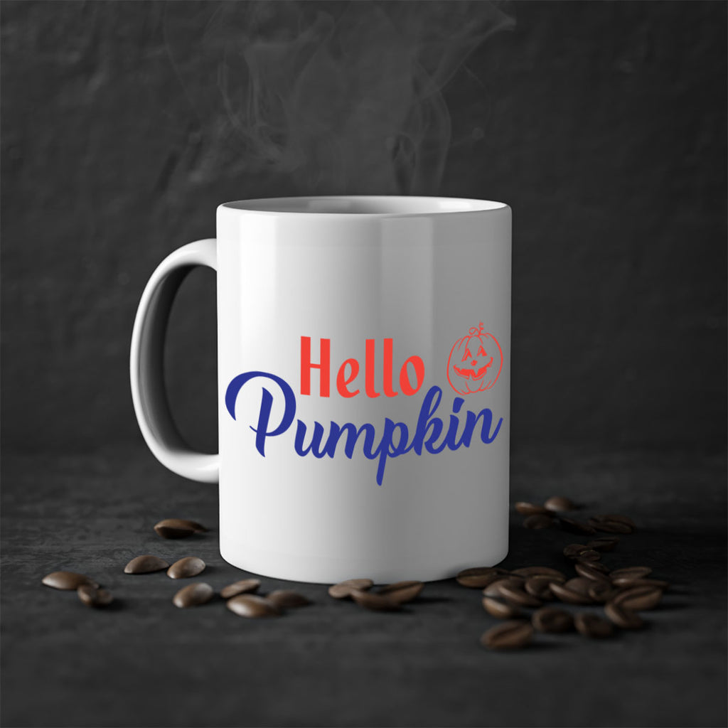 hello pumpkin 288#- fall-Mug / Coffee Cup