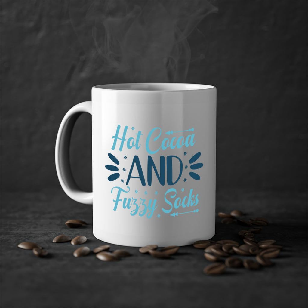 hot cocoa and fuzzy socks 208#- winter-Mug / Coffee Cup