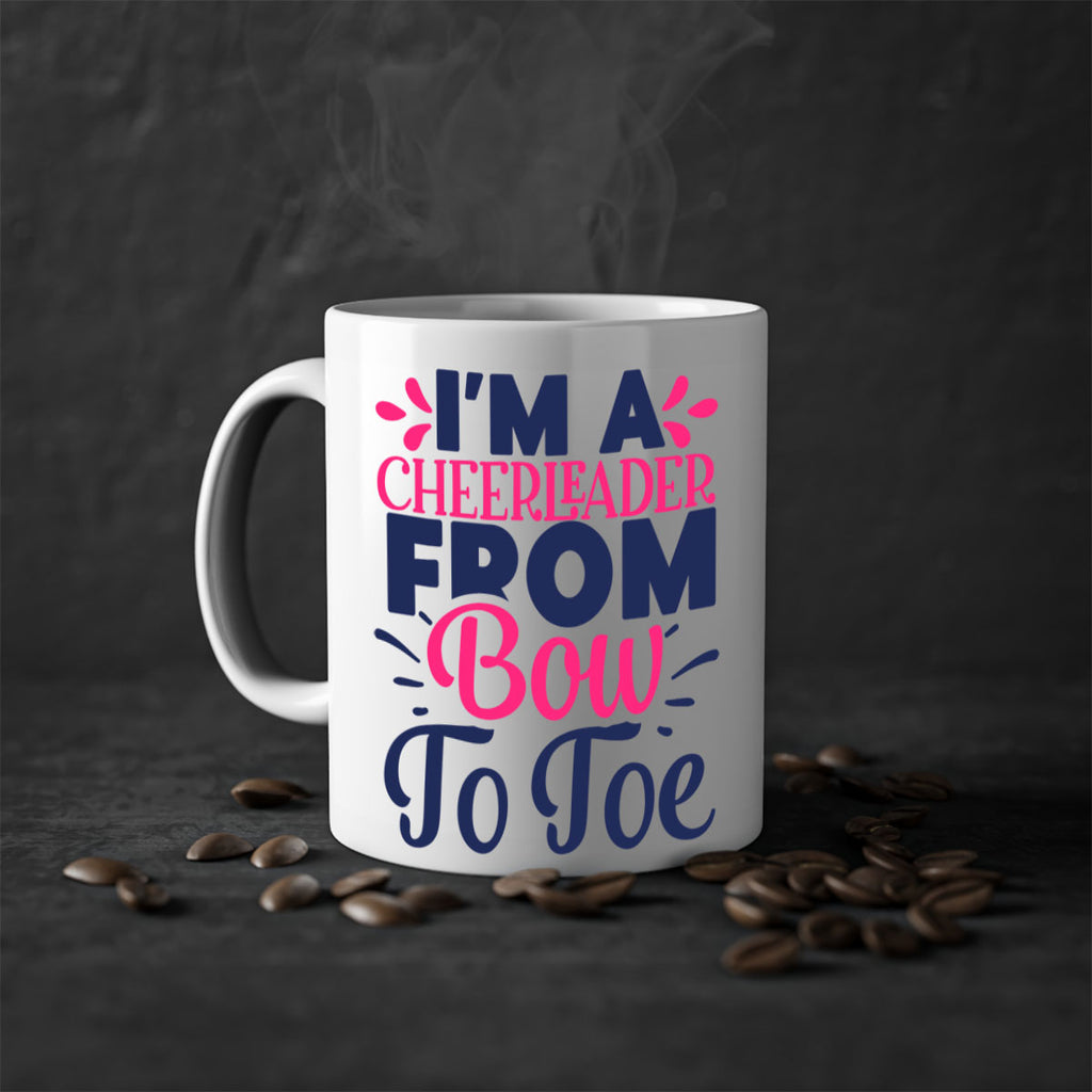 im a cheerleader bow to toe 1741#- cheer-Mug / Coffee Cup