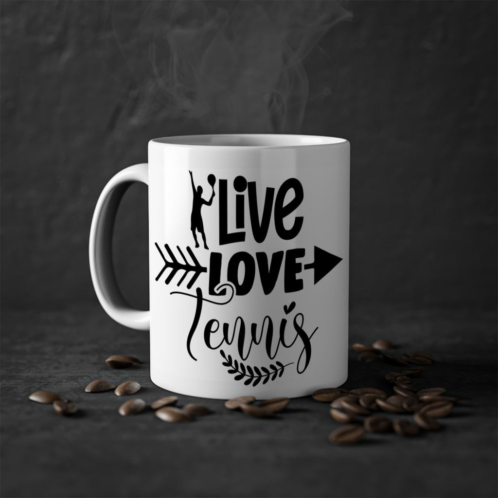 live love Tennis 819#- tennis-Mug / Coffee Cup