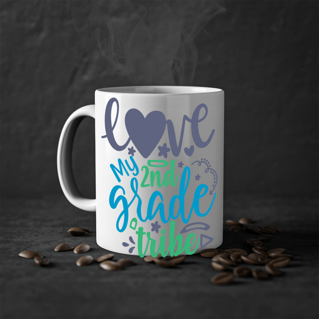 love my 2nd grade tribe 9#- second grade-Mug / Coffee Cup