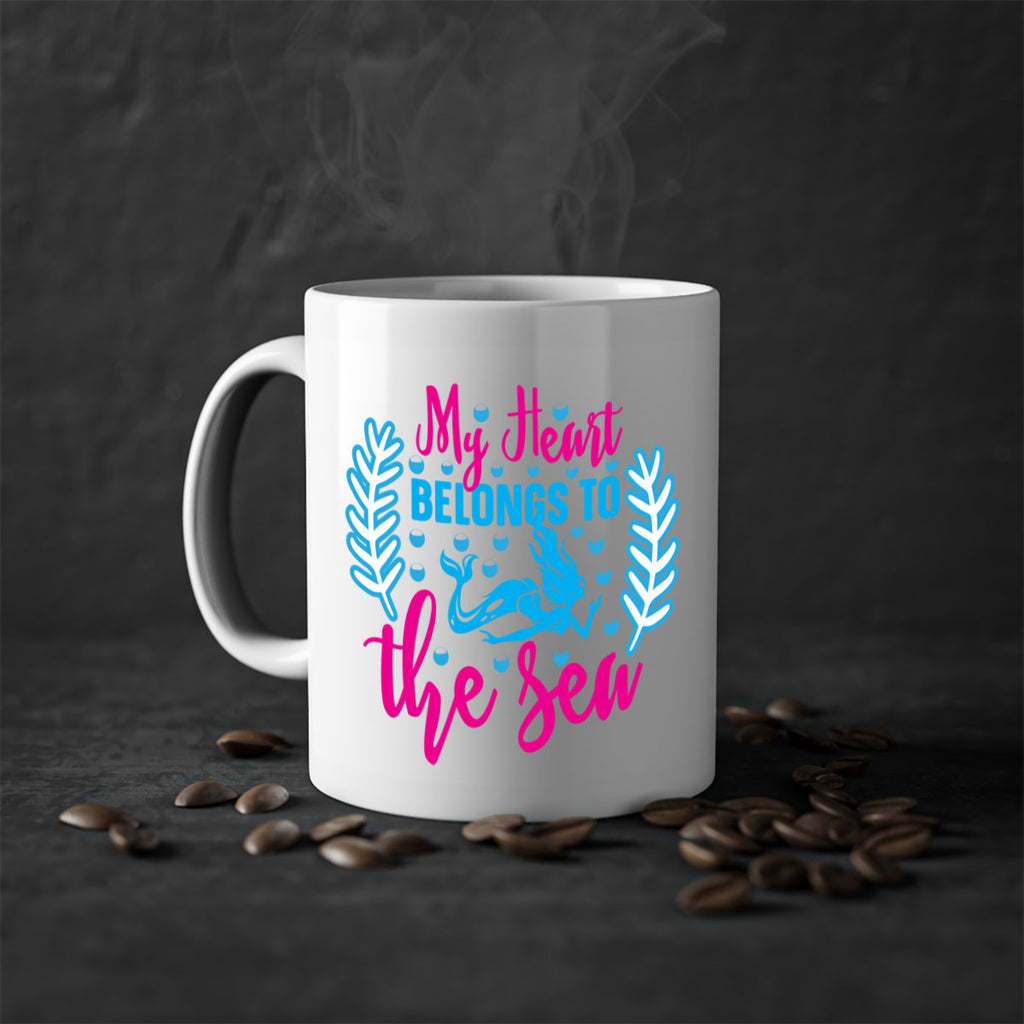my heart belongs to the sea 516#- mermaid-Mug / Coffee Cup