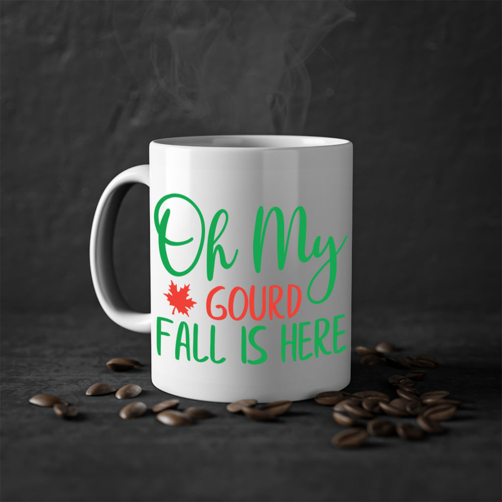 oh my gourd fall is here 454#- fall-Mug / Coffee Cup