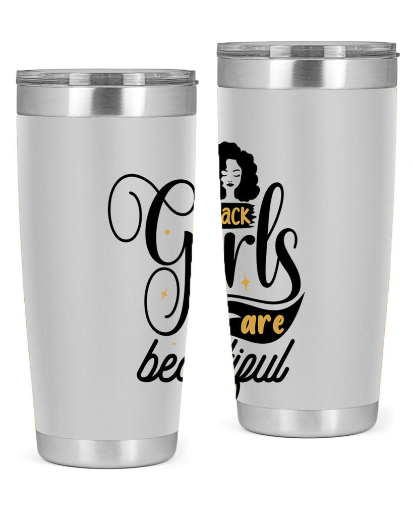 Black girls are beautiful Style 58#- women-girls- Tumbler