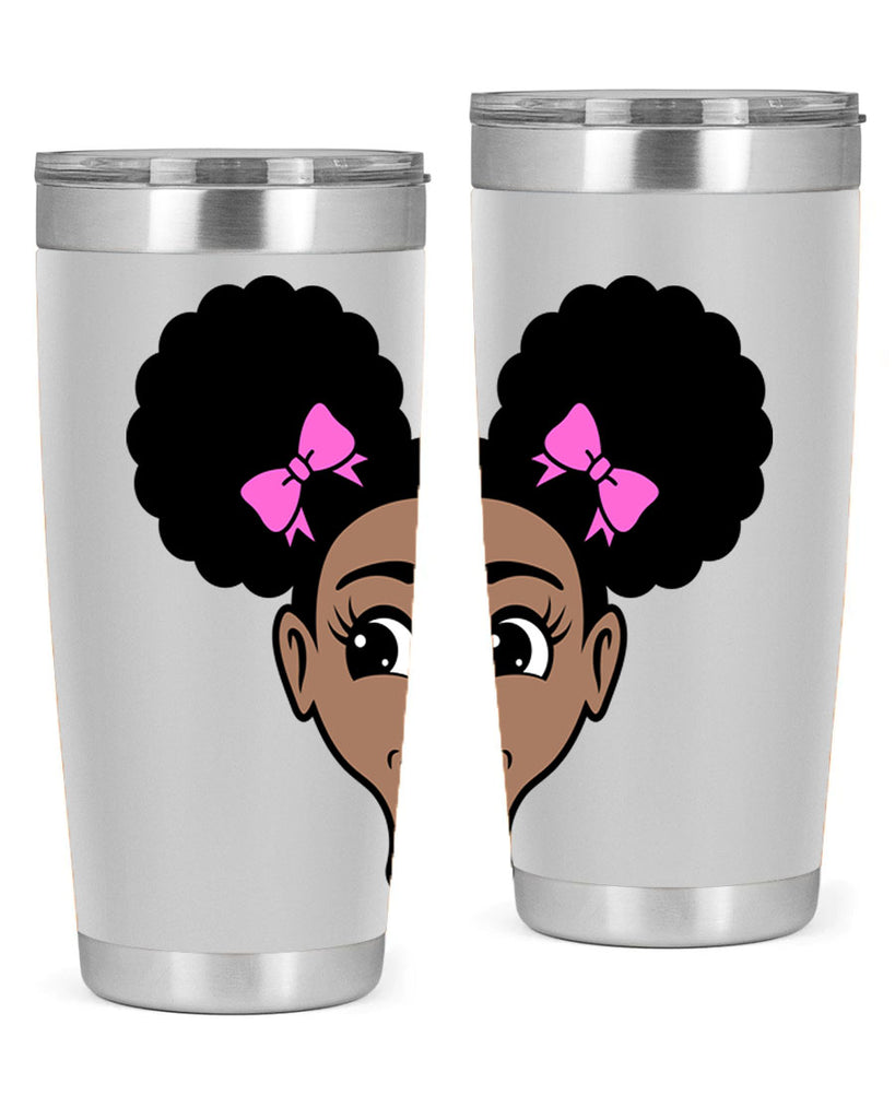 afro puffs girl 76#- women-girls- Tumbler