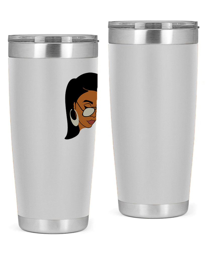 black afro 48#- women-girls- Tumbler