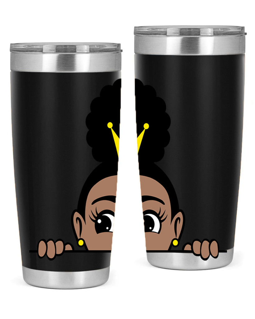 afro puff crown girl 1#- women-girls- Tumbler