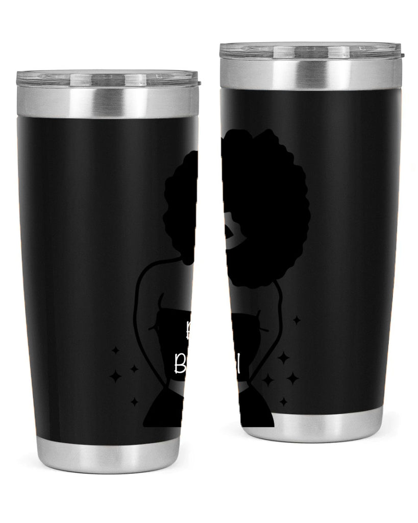 black is beautiful 11#- women-girls- Tumbler