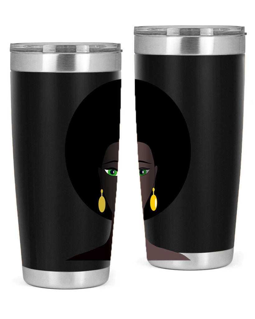 machovka black woman with green eyes 27#- women-girls- Tumbler